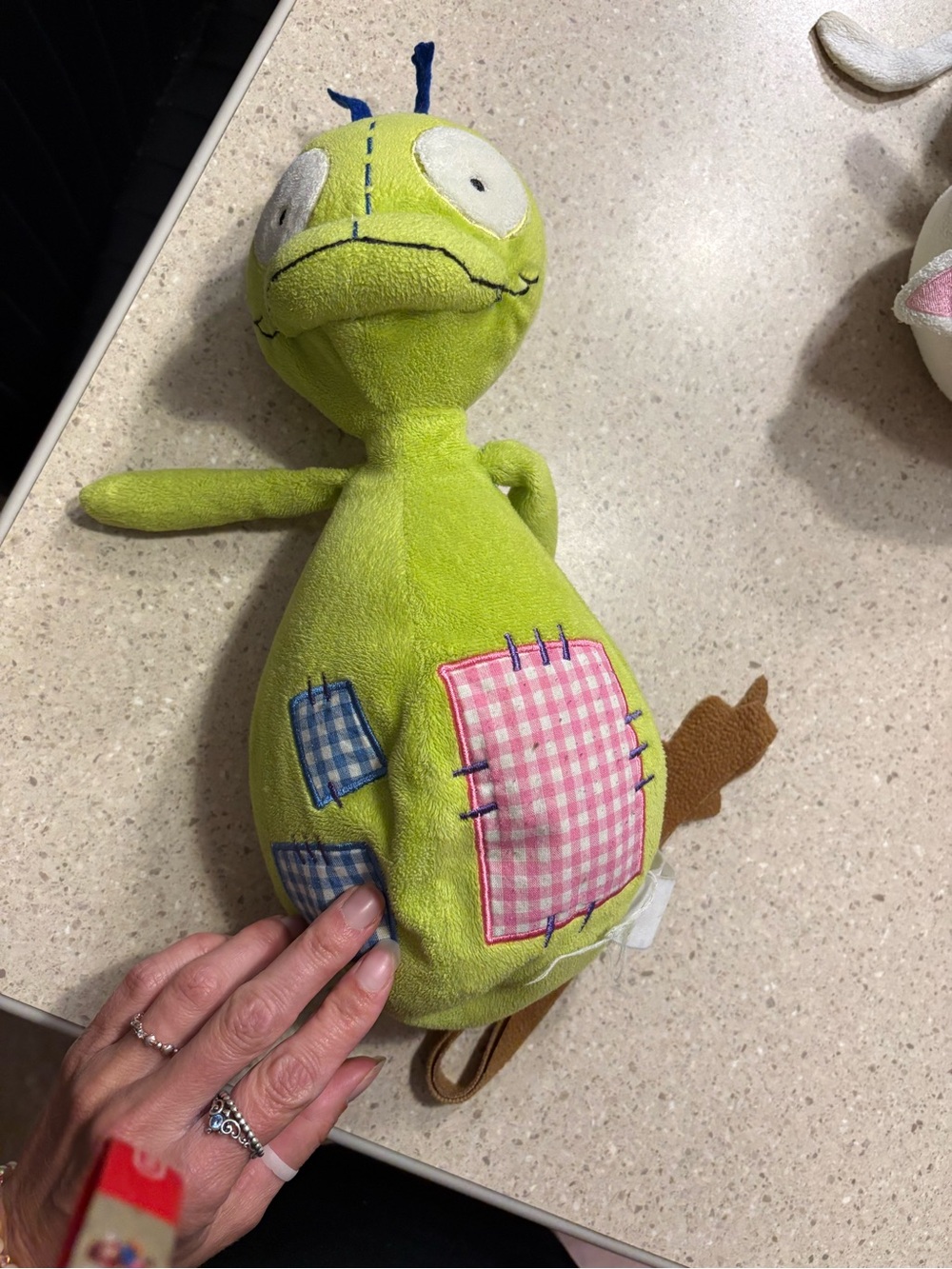 Toopy & Binoo Patchy Patch Plush Green Alien 12” Amuze Monsieur Mou
